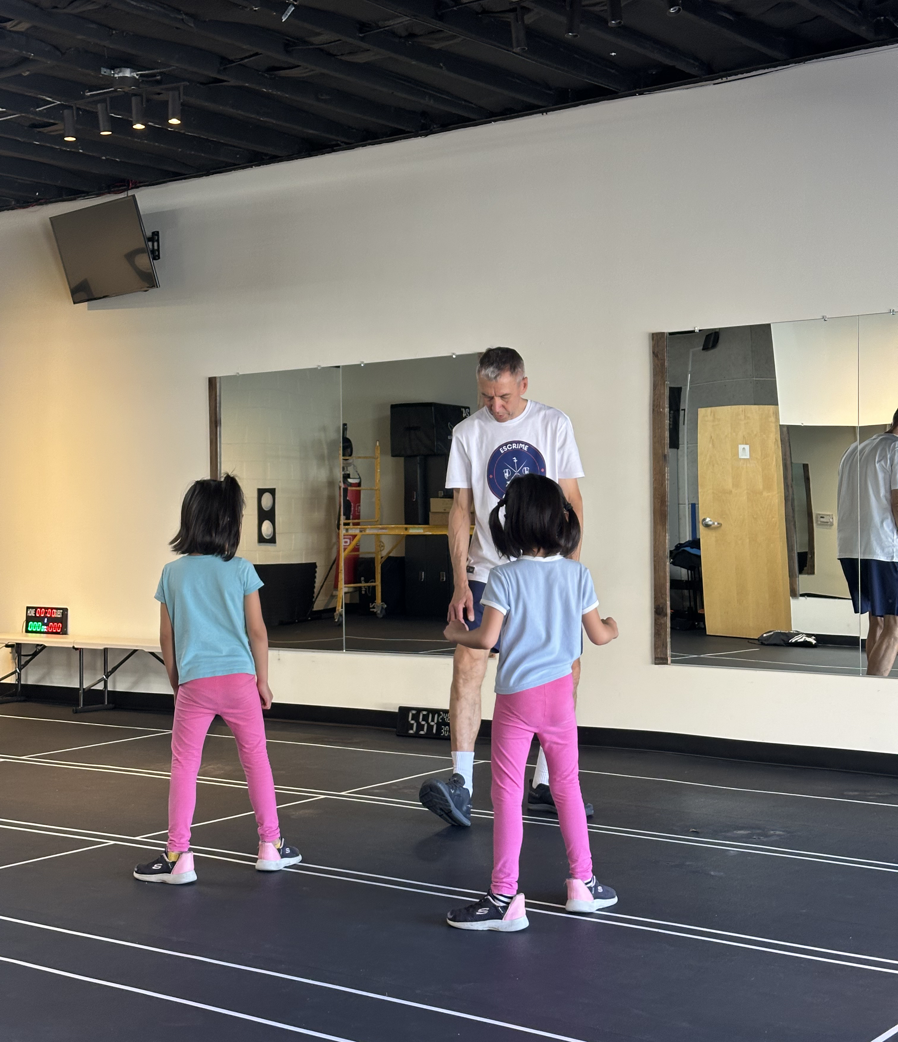 Training at Sequoia Fencing Academy