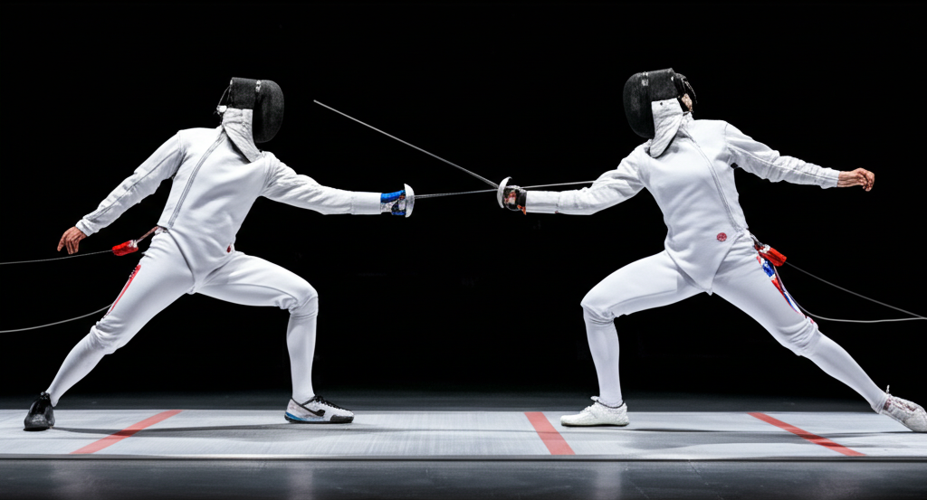 Open fencing session at Sequoia Fencing Academy